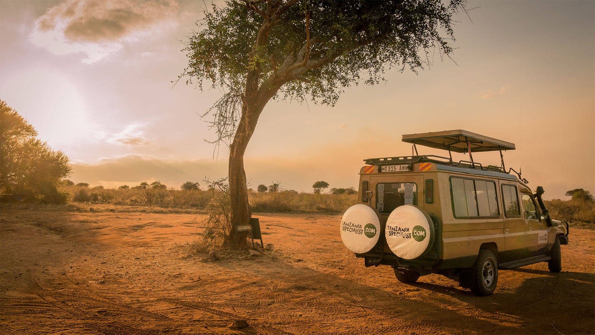 Rit naar een accommodatie buiten Amboseli National Park