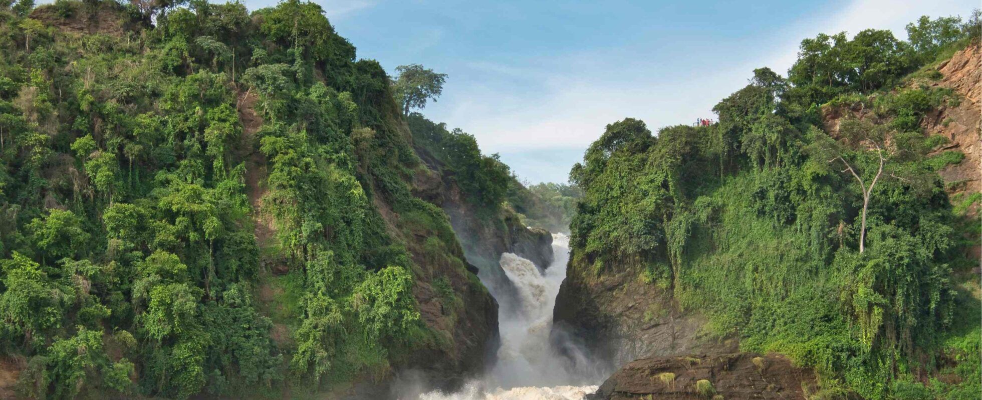 Zonsondergang tijdens een bootsafari bij Murchison Falls