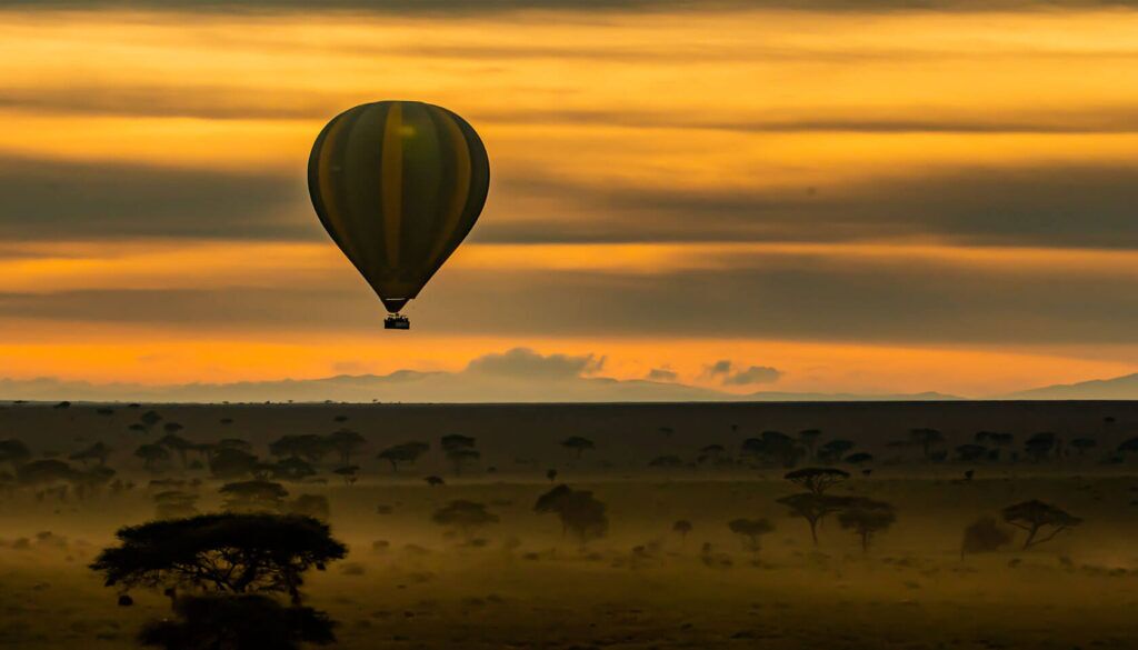 Luchtballonsafari in Tanzania