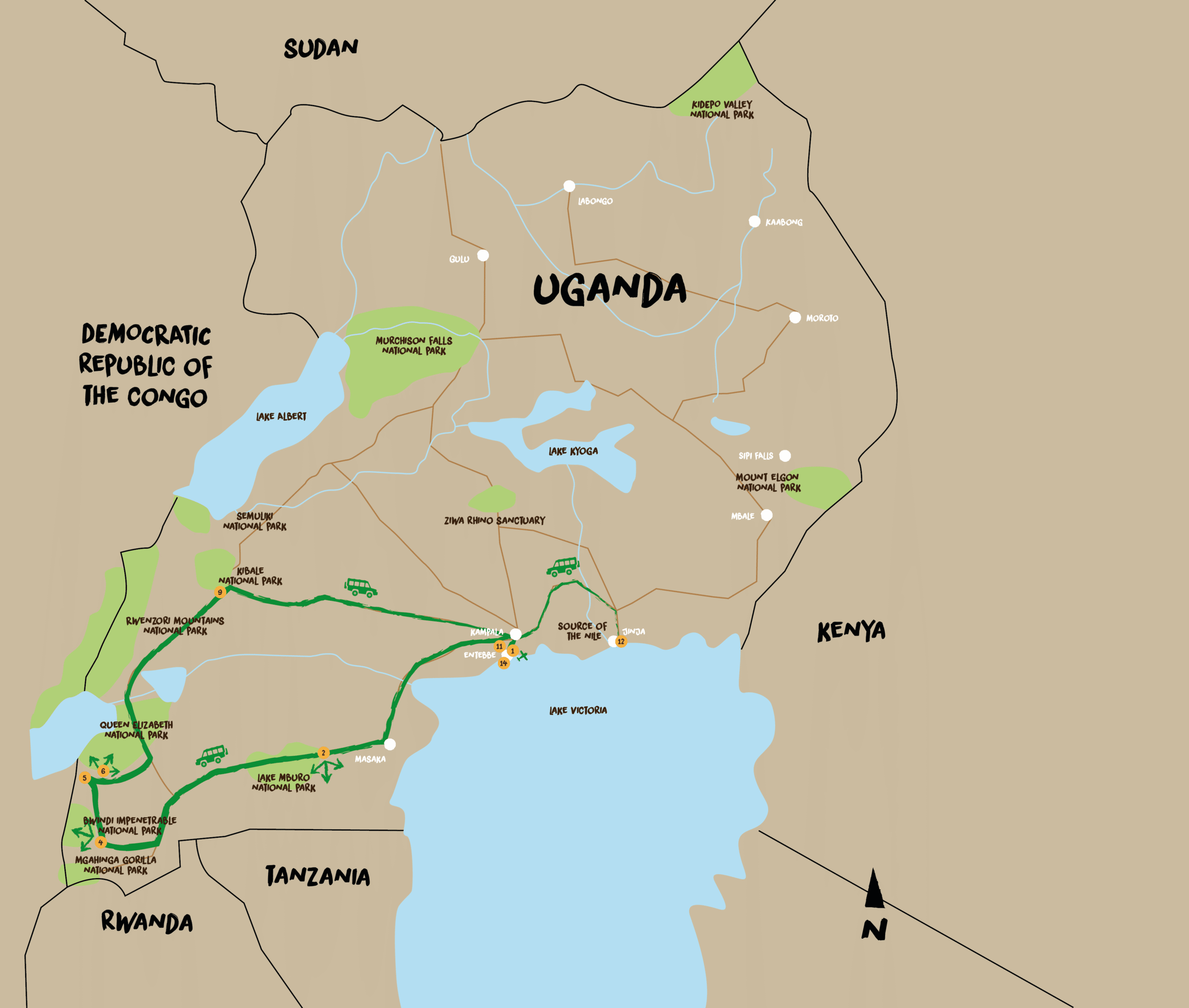 Reisroute