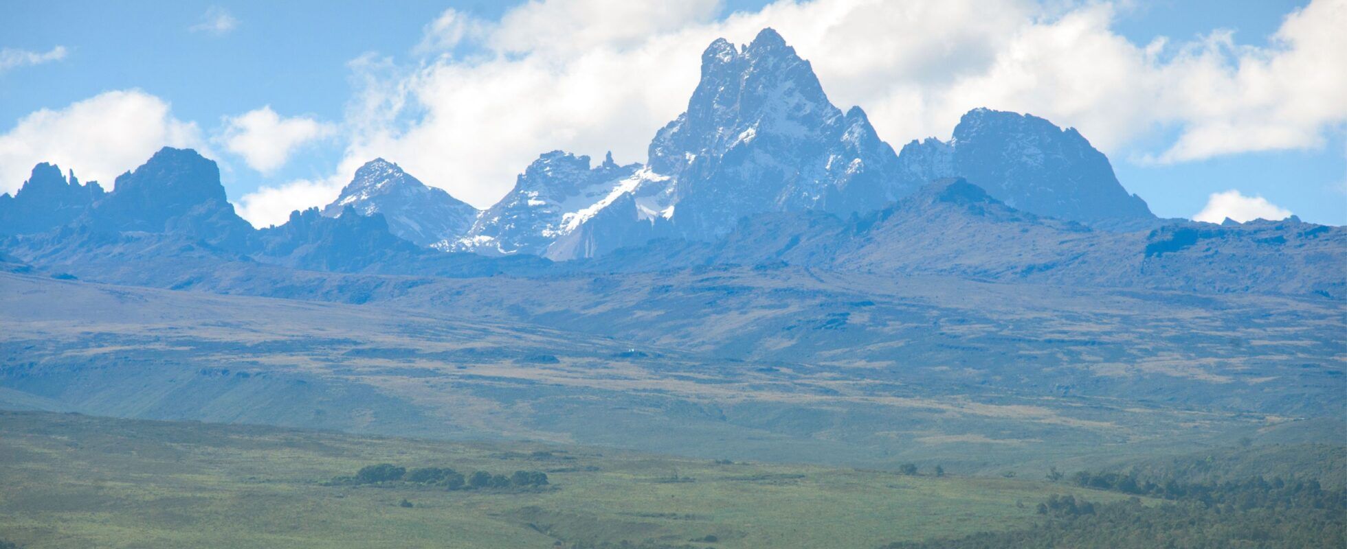 Uitzicht op Mount Kenya