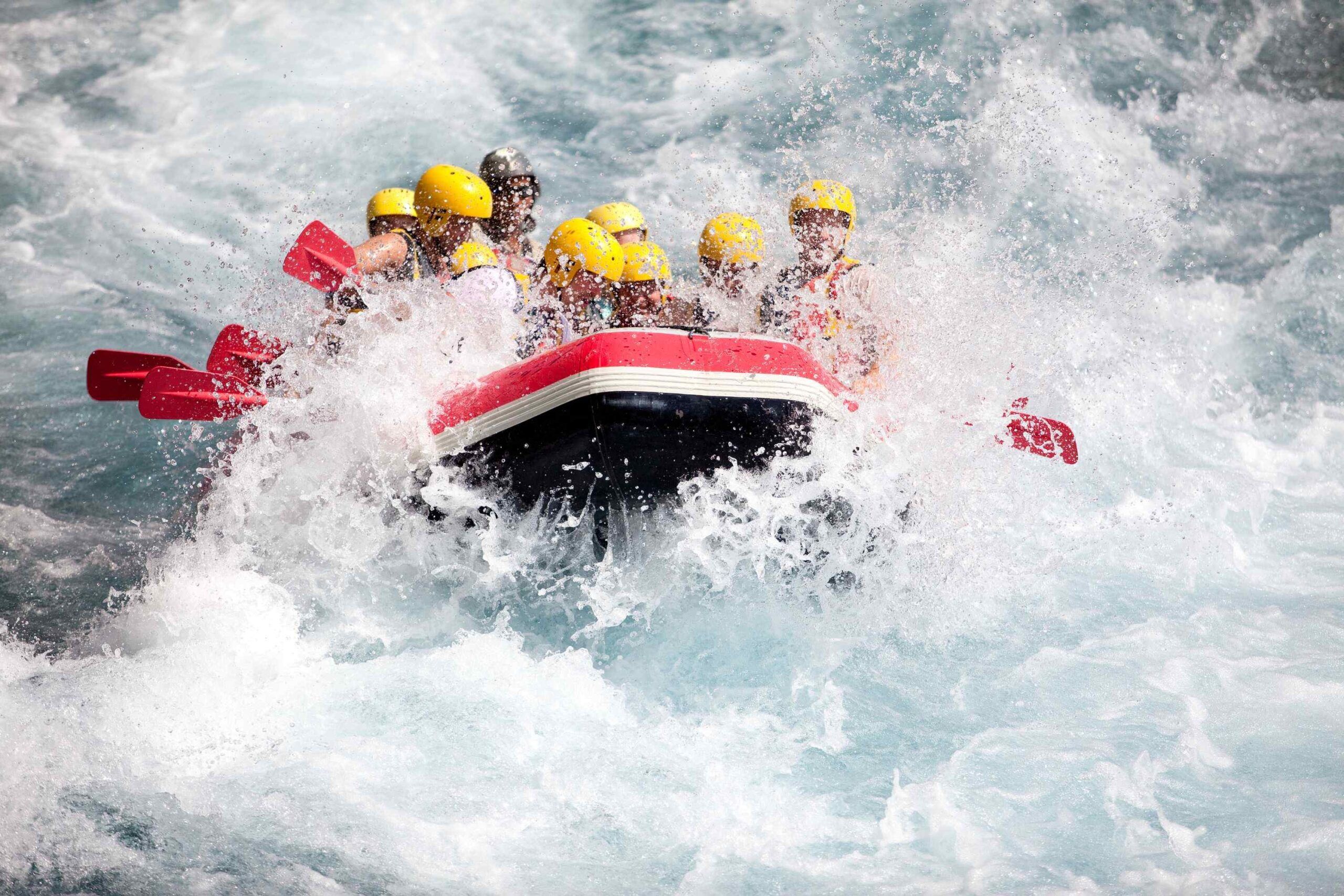 Wildwatervaren op de Nijl in Jinja