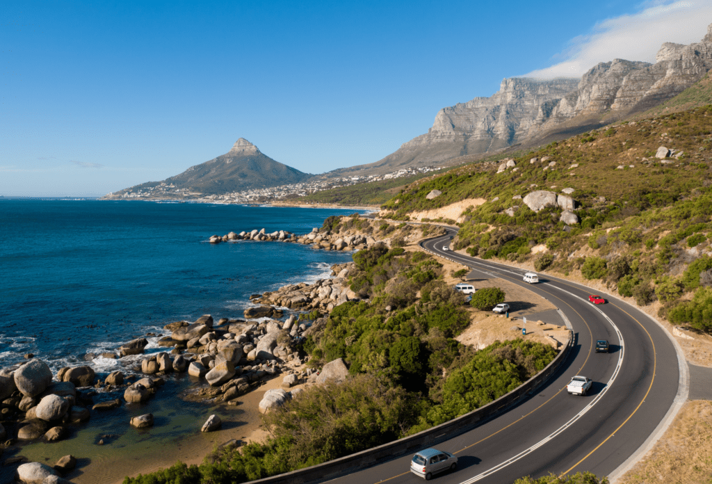 Landschap langs de Tuinroute in Zuid-Afrika